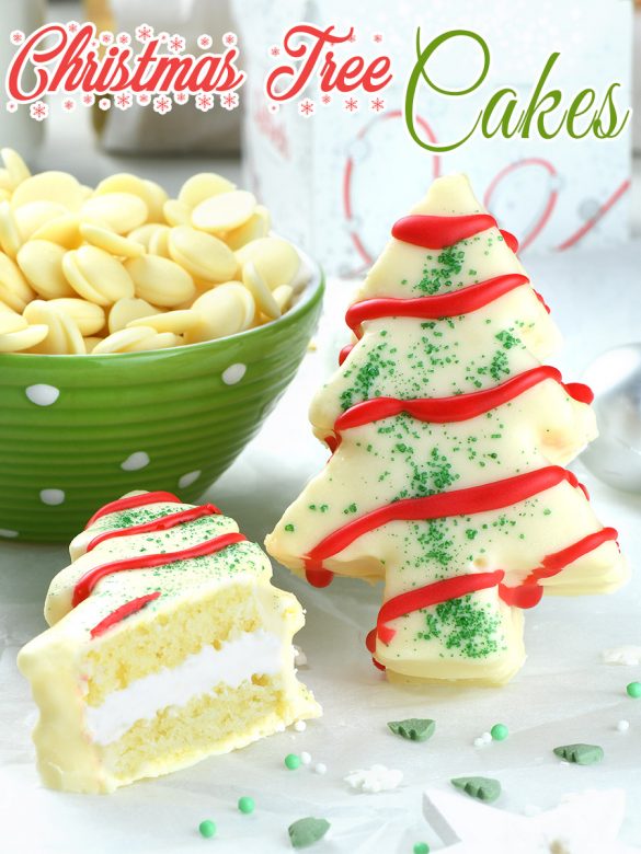 Christmas Tree Cakes Homemade Little Debbie Inspired Mini Cakes