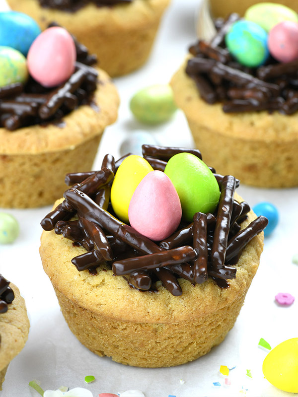 Easter Cookie Cups - OMG Chocolate Desserts