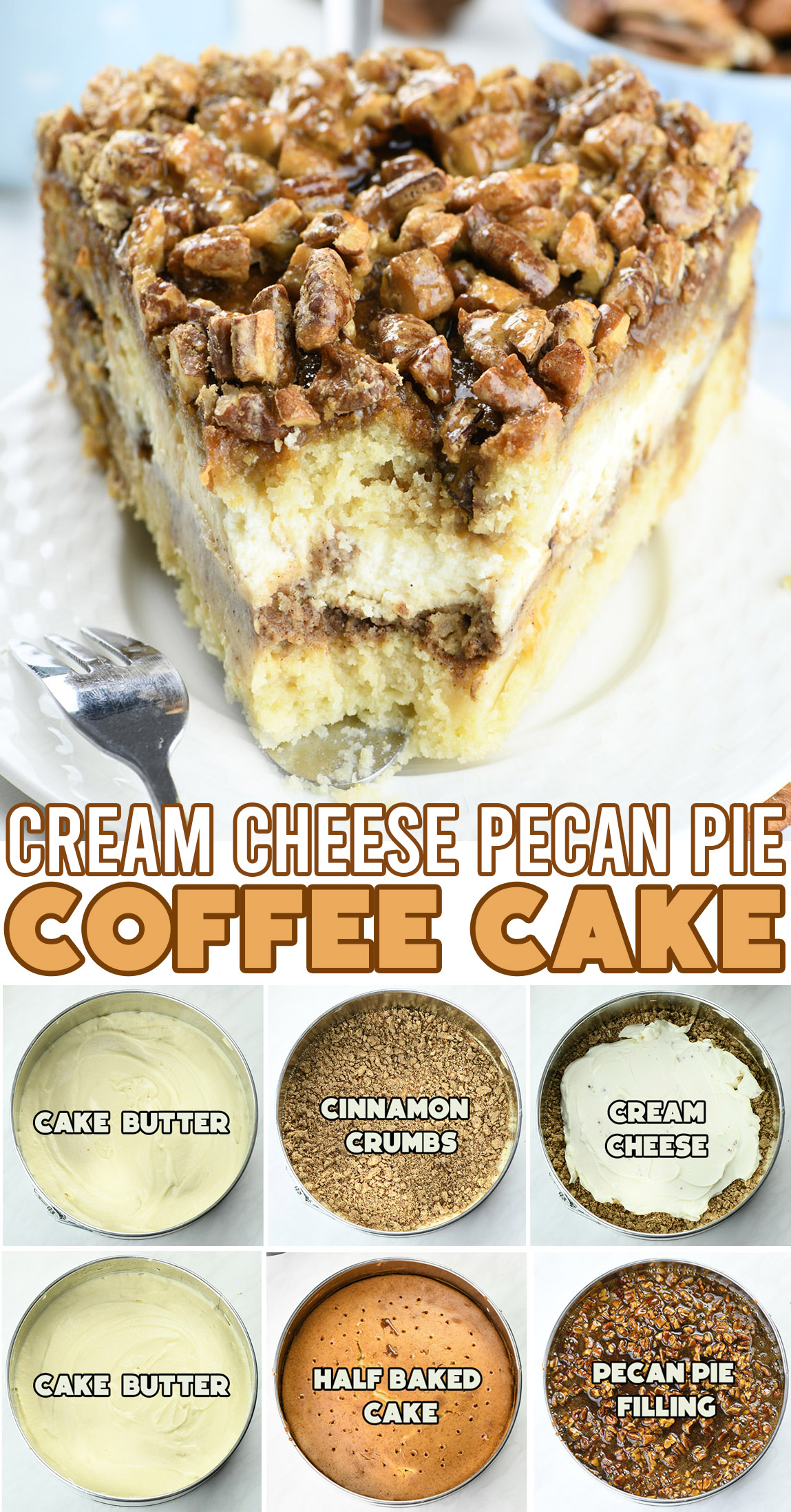Pecan Pie Cheesecake Coffee Cake