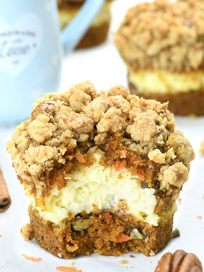 Mini Carrot Cake Cheesecakes