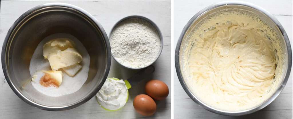 Cake batter ingredients