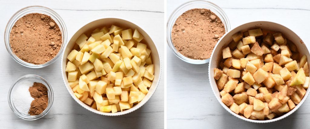 Apple and cinnamon
