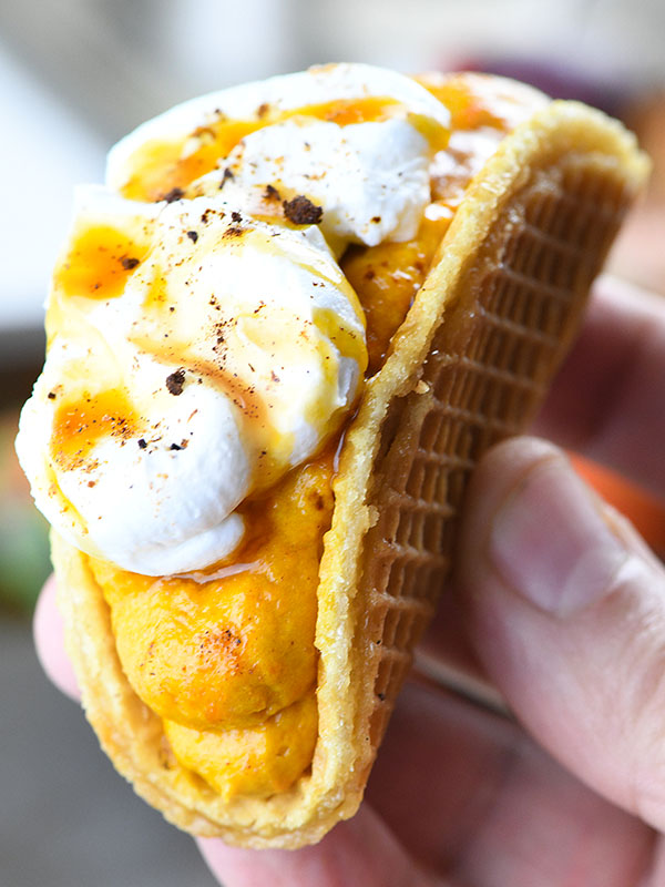 Pumpkin Spice Latte Tacos