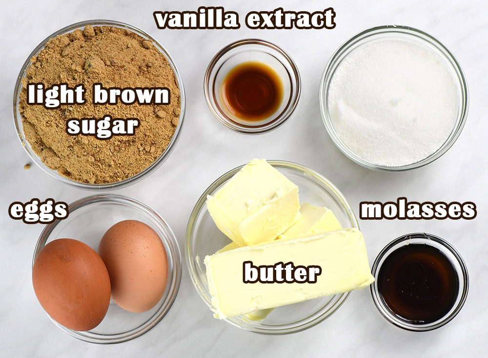 Cookies ingredients