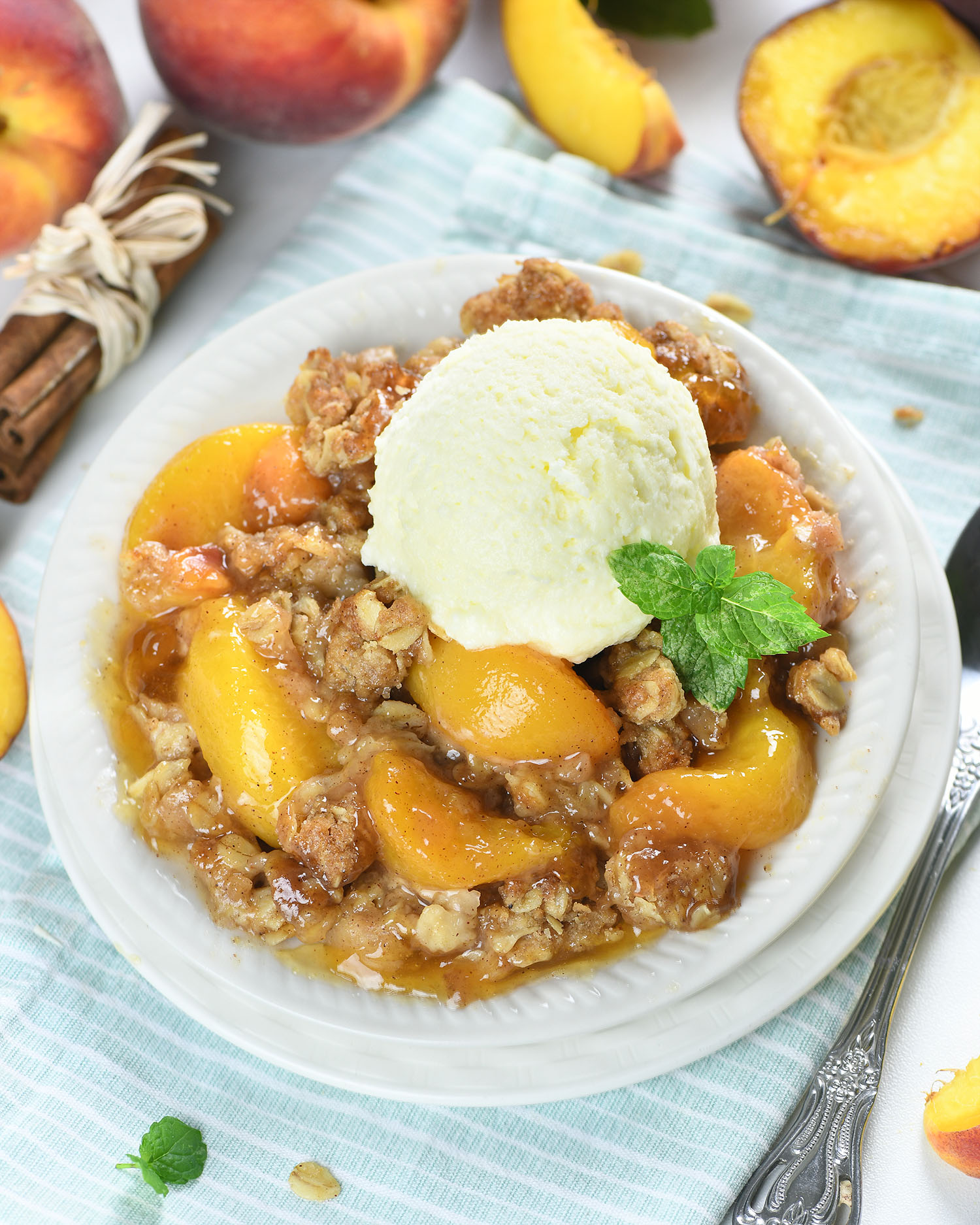 Easy Peach Crisp Recipe